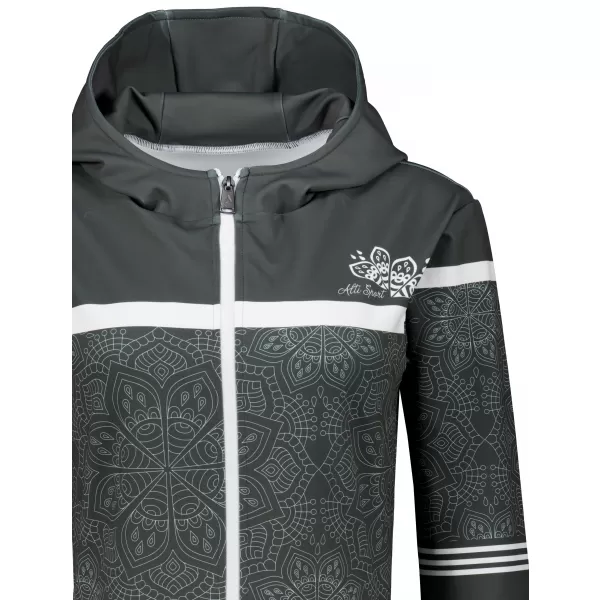  Ženska dukserica na Zip Premium ALTISPORT VOJ/ALW023MI02 SIVA 