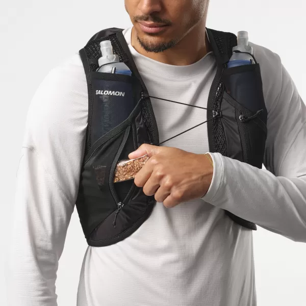  Muški ruksak SALOMON ACTIVE SKIN 12 SET LC2177400 CRNO/METALNO 