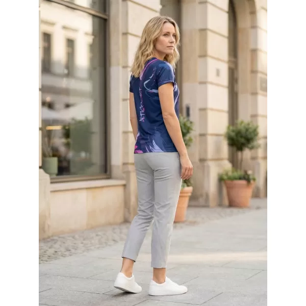  Ženska funkcionalna majica premium ALTISPORT VOJ/ALW074TR01 PLAVO-LJUT 