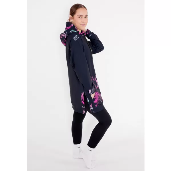  Ženska funkcionalna dukserica premija ALTISPORT VOJ/ALW065MI03 CRNO -PINK 
