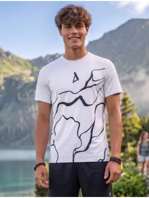 Muška premium funkcionalna majica ALTISPORT VOJ/ALM073TR01 BIJELA
