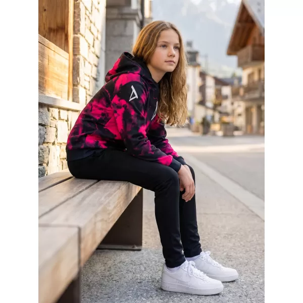  Premium dječja majica ALTISPORT VOJ/ALK066MI01 CRNO RUŽIČASTA 