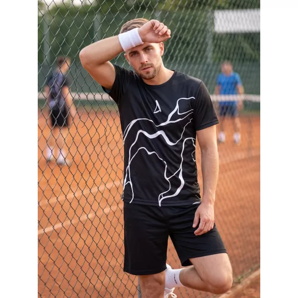  Muška premium funkcionalna majica ALTISPORT VOJ/ALM073TR01 CRNA 