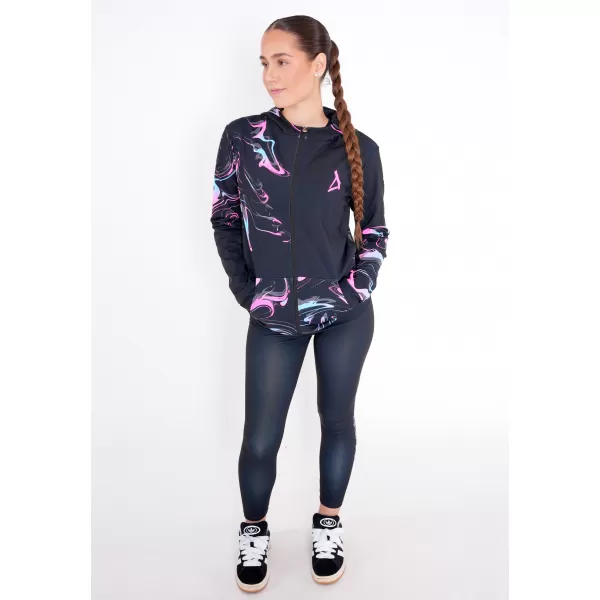  Ženska dukserica na Zip Premium ALTISPORT VOJ/ALW064MI02 CRNO -PINK 