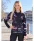 Ženska dukserica na Zip Premium ALTISPORT VOJ/ALW064MI02 CRNO -PINK