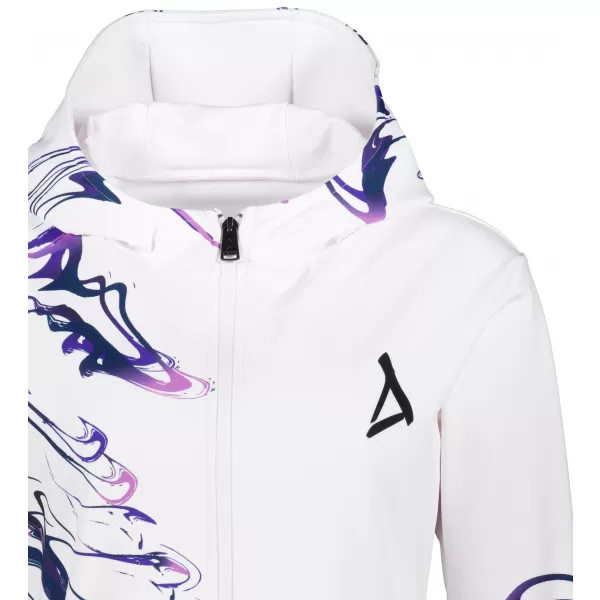  Ženska dukserica na Zip Premium ALTISPORT VOJ/ALW064MI02 BIJELI -VIOLET 