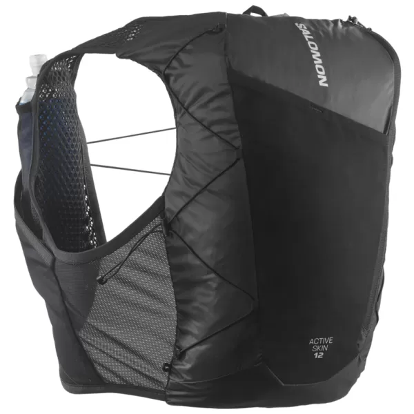  Muški ruksak SALOMON ACTIVE SKIN 12 SET LC2177400 CRNO/METALNO 