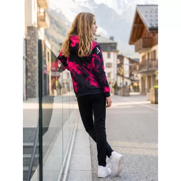  Premium dječja majica ALTISPORT VOJ/ALK066MI01 CRNO RUŽIČASTA 