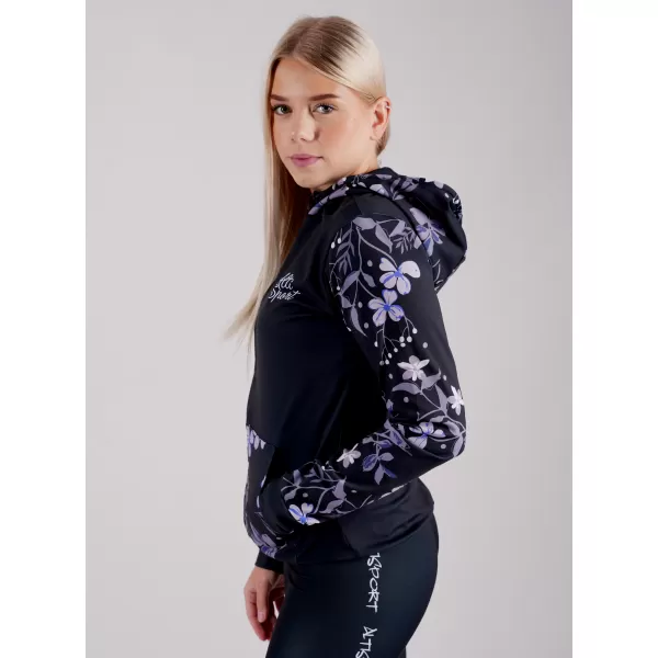  Ženska dukserica na Zip Premium ALTISPORT VOJ/ALW063MI02 CRNI 
