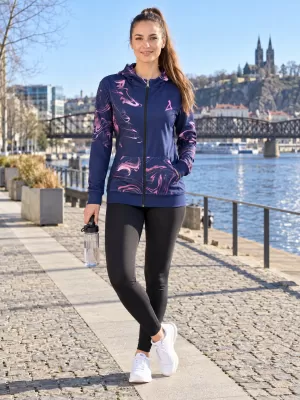 Ženska dukserica na Zip Premium ALTISPORT VOJ/ALW064MI02 PLAVOKOK