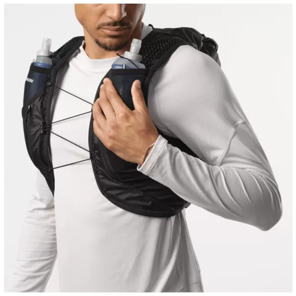  Muški ruksak SALOMON ACTIVE SKIN 12 SET LC2177400 CRNO/METALNO 