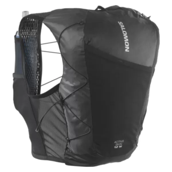  Ženski ruksak SALOMON ACTIVE SKIN 12 WOMEN SET LC2178600 CRNO/METALNO 