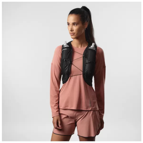  Ženski ruksak SALOMON ACTIVE SKIN 12 WOMEN SET LC2178600 CRNO/METALNO 