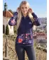 Ženska dukserica na Zip Premium ALTISPORT VOJ/ALW063MI02 TAMNO LJUBIČASTA