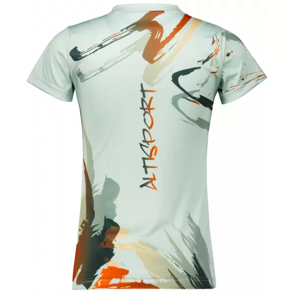  Ženska premium funkcionalna majica ALTISPORT VOJ/ALW074TR01 ZELENO-NARANČASTA 