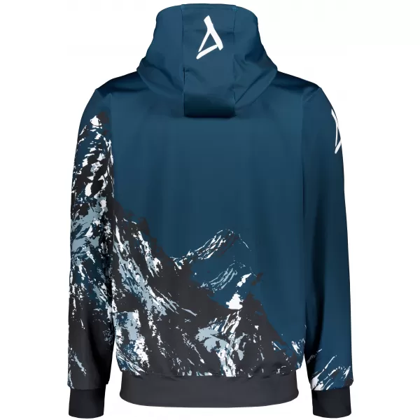  Muška dukserica na zip premium ALTISPORT VOJ/ALM059MI02 MORNARICA 