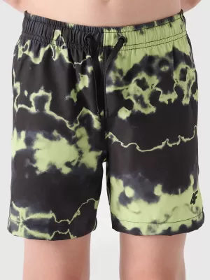 Dječje kratke hlače 4F JWSS25UBDSM118 MULTICOLOR 1 ALLOVER