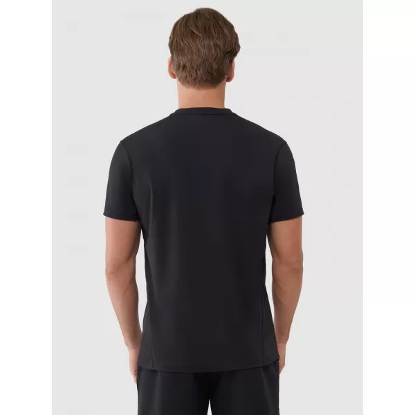  Funkcionalna muška majica 4F WSS25TFTSM1215 DUBOKA CRNA 