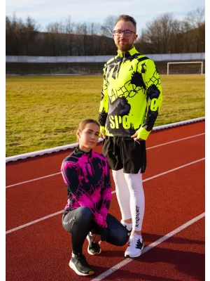 Muška sportska majica premium plus ALTISPORT VOJ/ALM076MI04 FLUO-ŽUTA