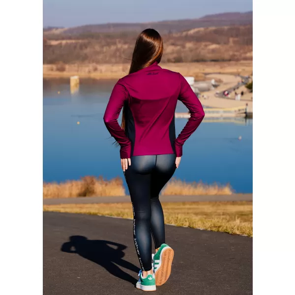  Ženska premium plus sportska majica ALTISPORT VOJ/ALW078MI04 VINO-CRVENO 