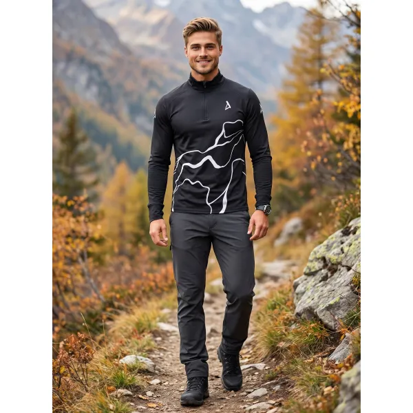  Muška sportska majica premium plus ALTISPORT VOJ/ALM073MI04 CRNA 