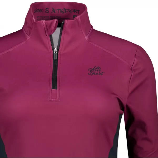  Ženska premium plus sportska majica ALTISPORT VOJ/ALW078MI04 VINO-CRVENO 