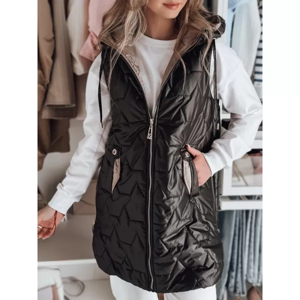  Prsluk DSTREET GLITTI TY4804 CRNI 