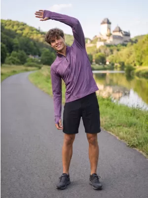 Muška sportska majica premium plus ALTISPORT VOJ/ALM072MI04 LJUBIČASTA