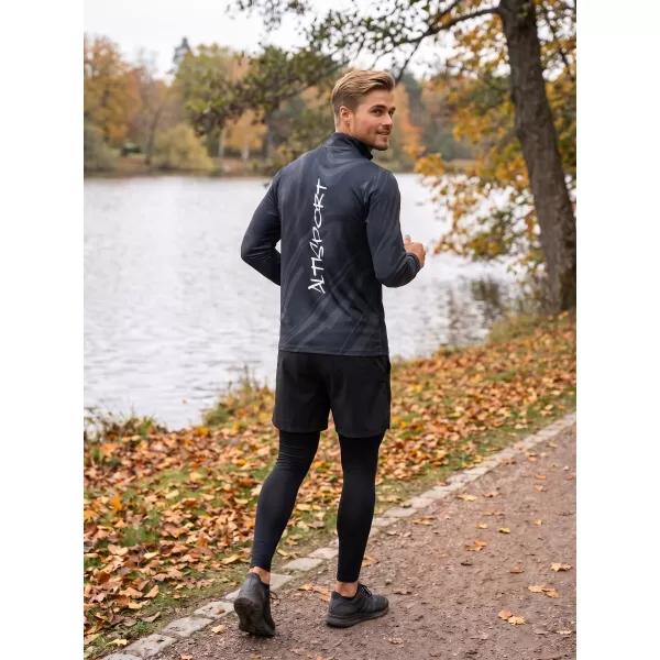  Muška sportska majica premium plus ALTISPORT VOJ/ALM072MI04 CRNA 