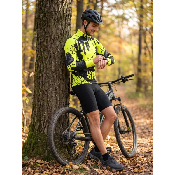  Muška sportska majica premium plus ALTISPORT VOJ/ALM076MI04 FLUO-ŽUTA 