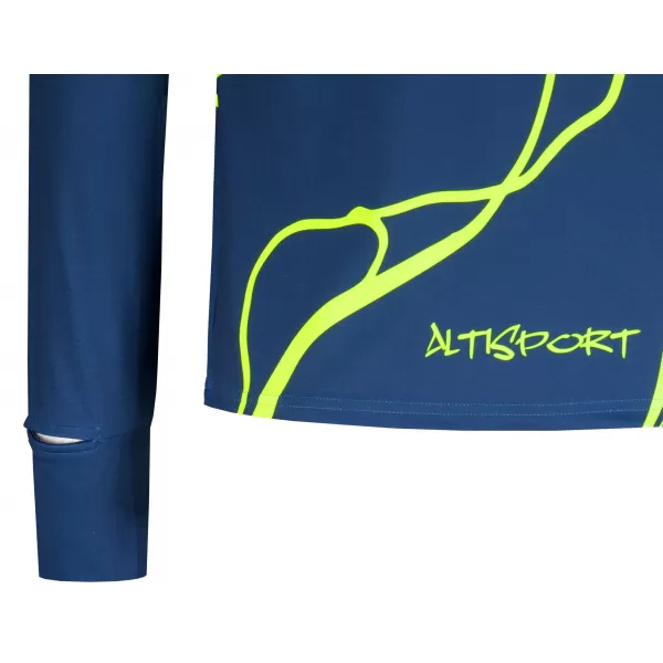  Muška sportska majica premium plus ALTISPORT VOJ/ALM073MI04 TAMNO-FLUO ŽUTA 