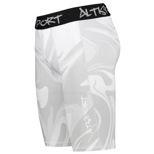  Muške sportske tajice iznad koljena premium ALTISPORT VOJ/ALM072LEG02 SIVA 
