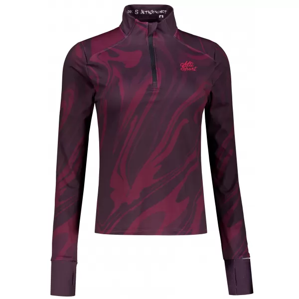  Ženska premium plus sportska majica ALTISPORT VOJ/ALW072MI04 VINO-CRVENO 