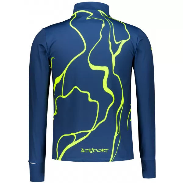  Muška sportska majica premium plus ALTISPORT VOJ/ALM073MI04 TAMNO-FLUO ŽUTA 