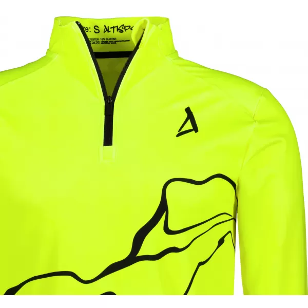  Muška sportska majica premium plus ALTISPORT VOJ/ALM073MI04 FLUO-ŽUTA 