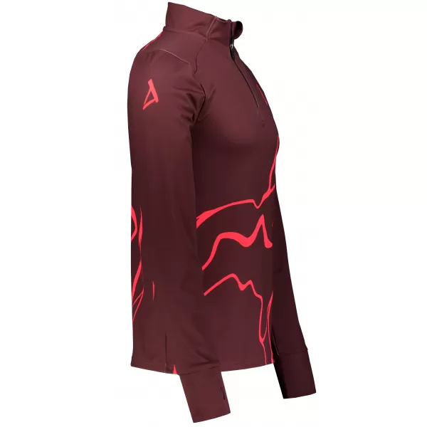  Muška sportska majica premium plus ALTISPORT VOJ/ALM073MI04 VINO-CRVENO 