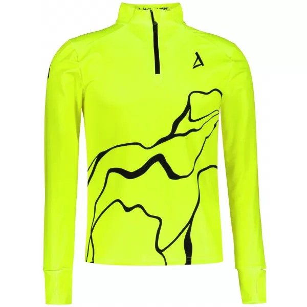  Muška sportska majica premium plus ALTISPORT VOJ/ALM073MI04 FLUO-ŽUTA 