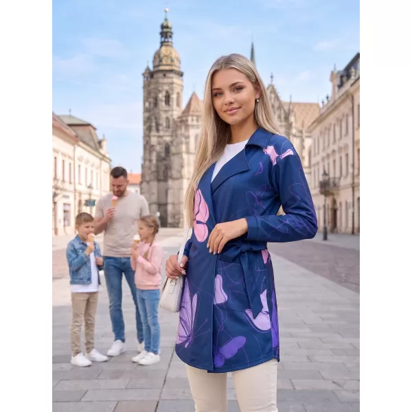  Ženska dukserica Premium torba ALTISPORT VOJ/ALW086MI05 TAMNO PLAVO-LJUT 