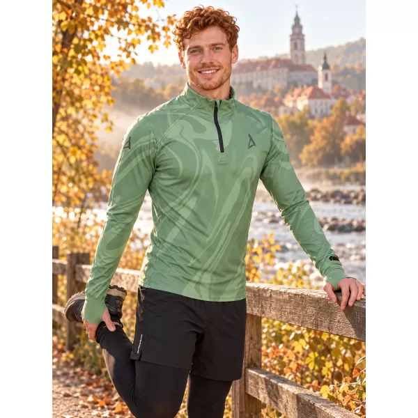  Muška sportska majica premium plus ALTISPORT VOJ/ALM072MI04 ZELENA 