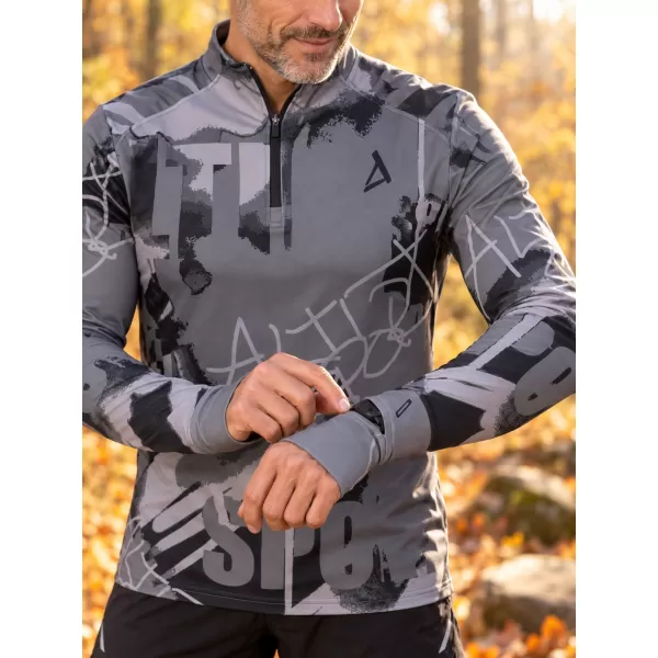  Muška sportska majica premium plus ALTISPORT VOJ/ALM076MI04 TAMNO-SIVA 