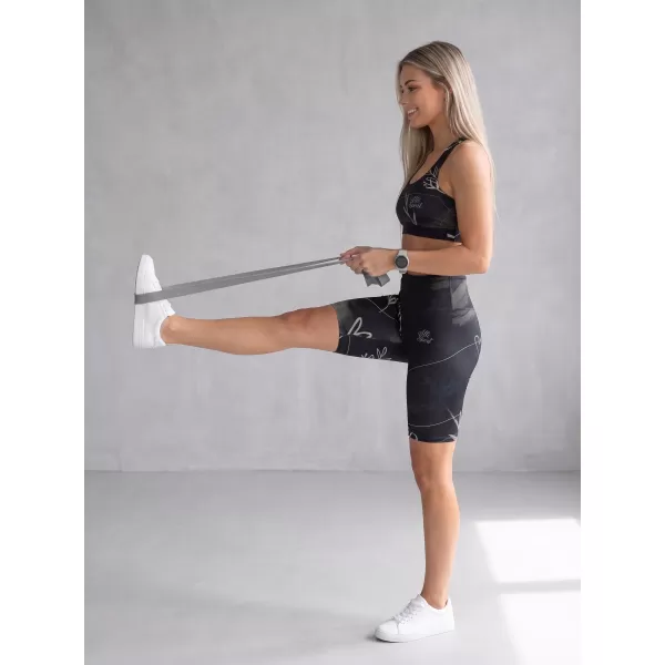  Ženske tajice iznad koljena premium ALTISPORT VOJ/ALW083LEG02 CRNO-BIJELO 