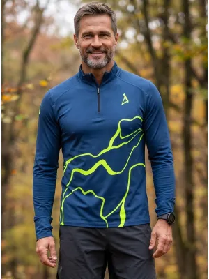 Muška sportska majica premium plus ALTISPORT VOJ/ALM073MI04 TAMNO-FLUO ŽUTA