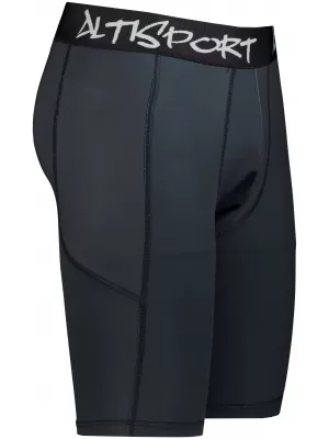 Muške sportske tajice iznad koljena premium ALTISPORT VOJ/ALM000LEG02 CRNA