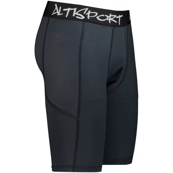  Muške sportske tajice iznad koljena premium ALTISPORT VOJ/ALM000LEG02 CRNA 
