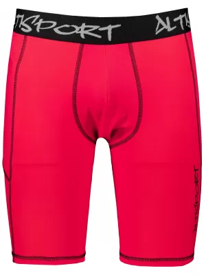 Muške sportske tajice iznad koljena premium ALTISPORT VOJ/ALM000LEG02 CRVENA