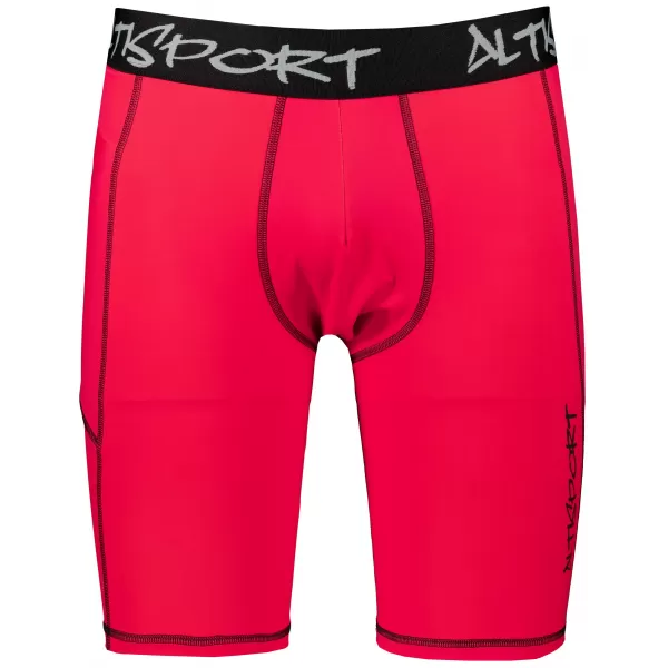  Muške sportske tajice iznad koljena premium ALTISPORT VOJ/ALM000LEG02 CRVENA 