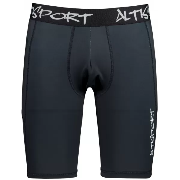  Muške sportske tajice iznad koljena premium ALTISPORT VOJ/ALM000LEG02 CRNA 