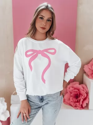 Ženska prevelika dukserica DSTREET SOFTTIE BY1358 BIJELA