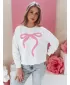 Ženska prevelika dukserica DSTREET SOFTTIE BY1358 BIJELA