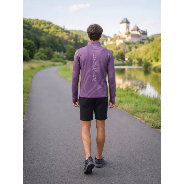 Muška sportska majica premium plus ALTISPORT VOJ/ALM072MI04 LJUBIČASTA 